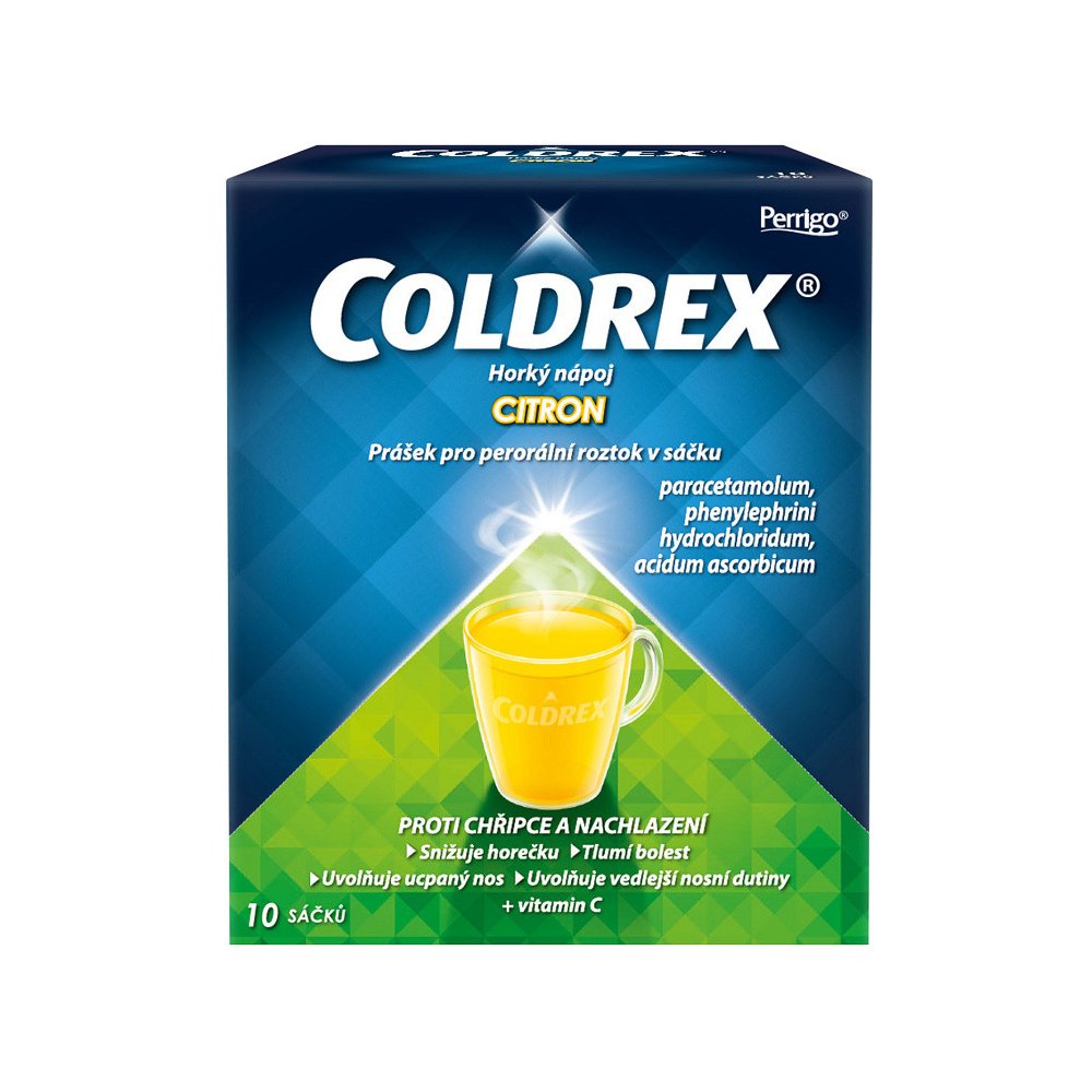 Coldrex Horký nápoj Citron por.plv.sol.scc.10