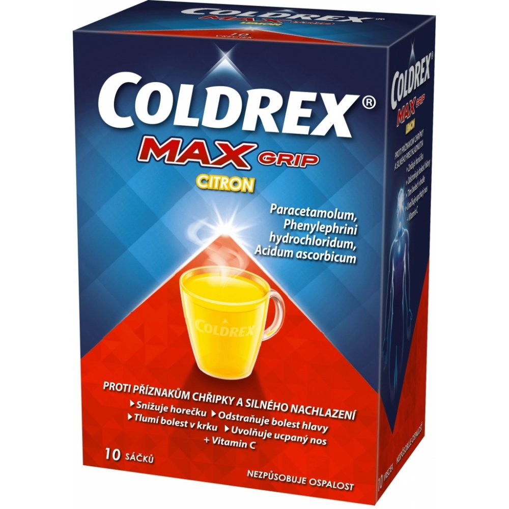 Coldrex Maxgrip Citron por.plv.sol.scc.10