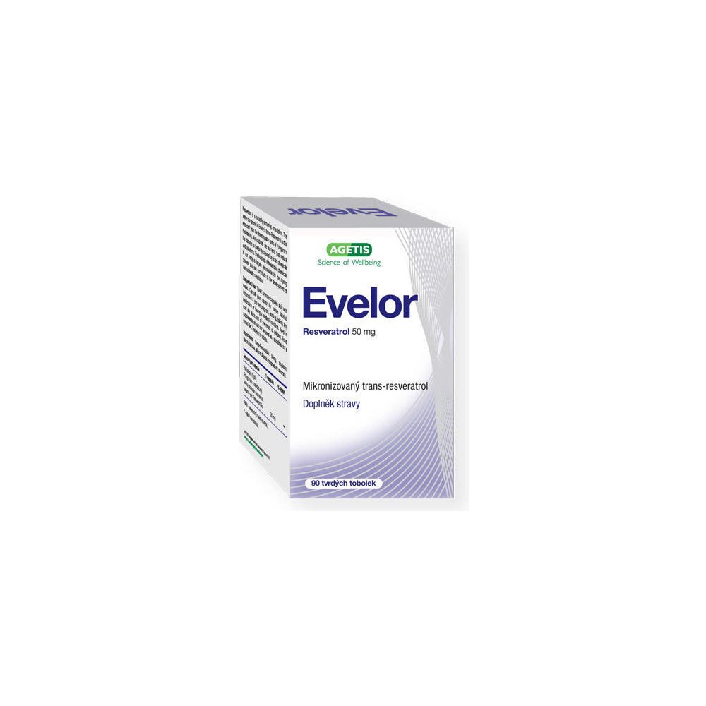 Evelor resveratrol 50 mg 90 tobolky