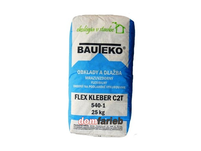 Lepidlo na obklad a dlažbu bauteko flex kleber C2T