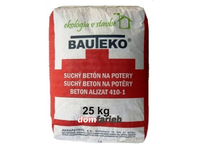 suchy beton na potery bauteko