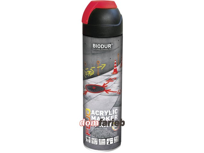 BIODUR Constrcution marking spray red