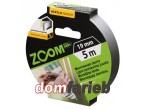 Obojstranná lepiaca páska penová 19mm/5m
