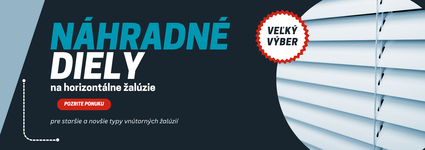 náhradne diely na vnútorné žalúzie