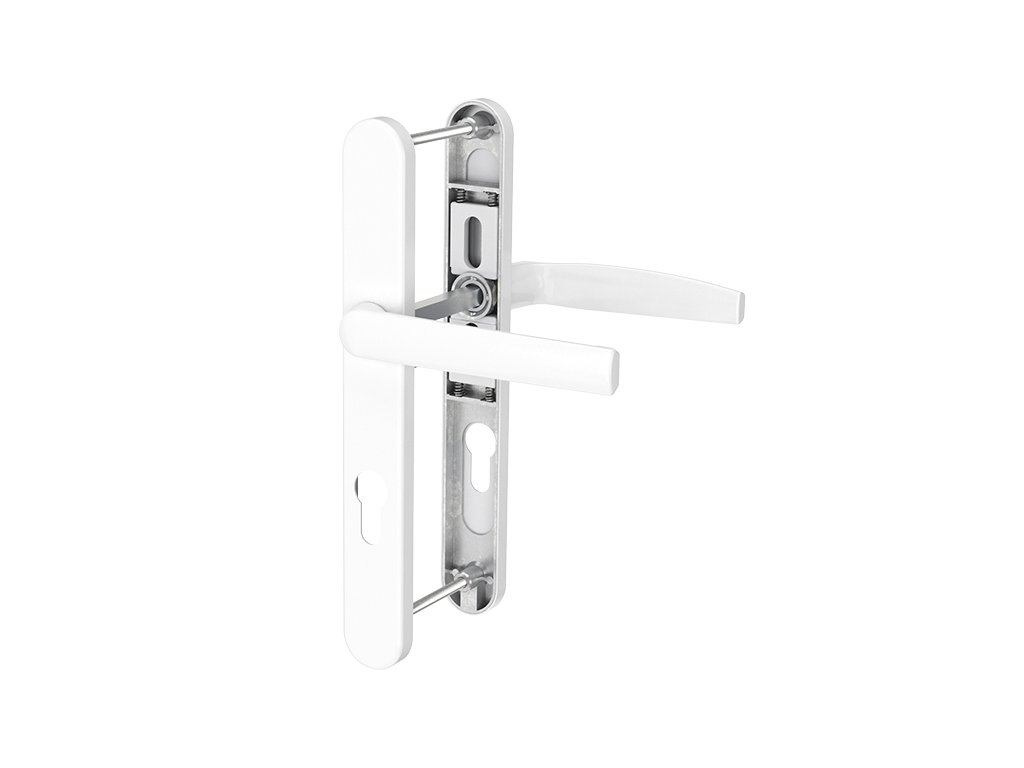 Kľučka pod roletu (plochá) pre PVC vchodové dvere biela RAL 9016 - Victory  - domovo