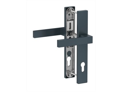 moderna klucka na vchodove dvere antracit hranata