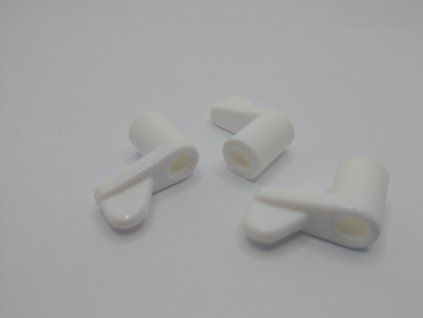 Obrtlík (držiak) pre pevnú sieťku BIELA 10 mm