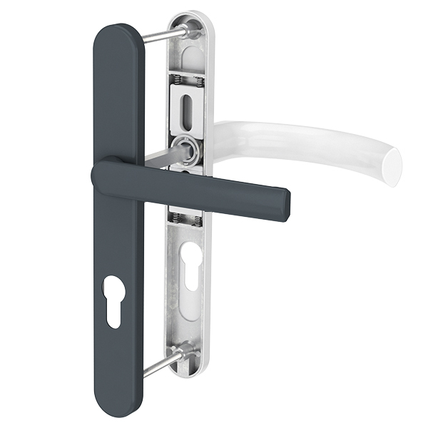 Medos Kľučka pod roletu (plochá)  pre PVC vchodové dvere antracit RAL 7016 / biela RAL 9016