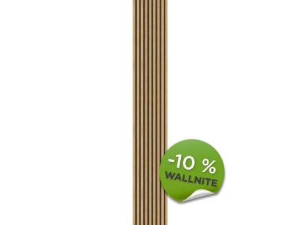 Akustický panel Wallnite Universal line černý filc Dub 2600×400×21