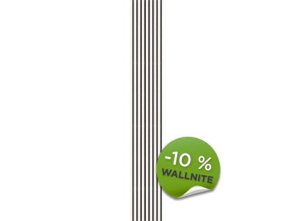 Akustický panel Wallnite Universal line černý filc Bílá 2600×400×21