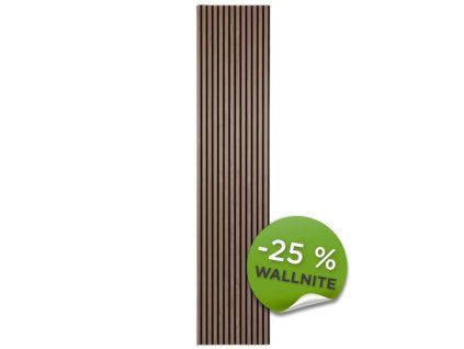 Akustični panel Wallnite Basic line crni filc Orah  2400×520×18