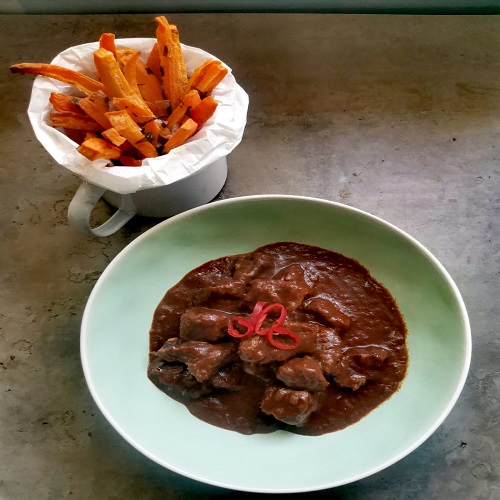 Hovězí s chilli a čokoládou