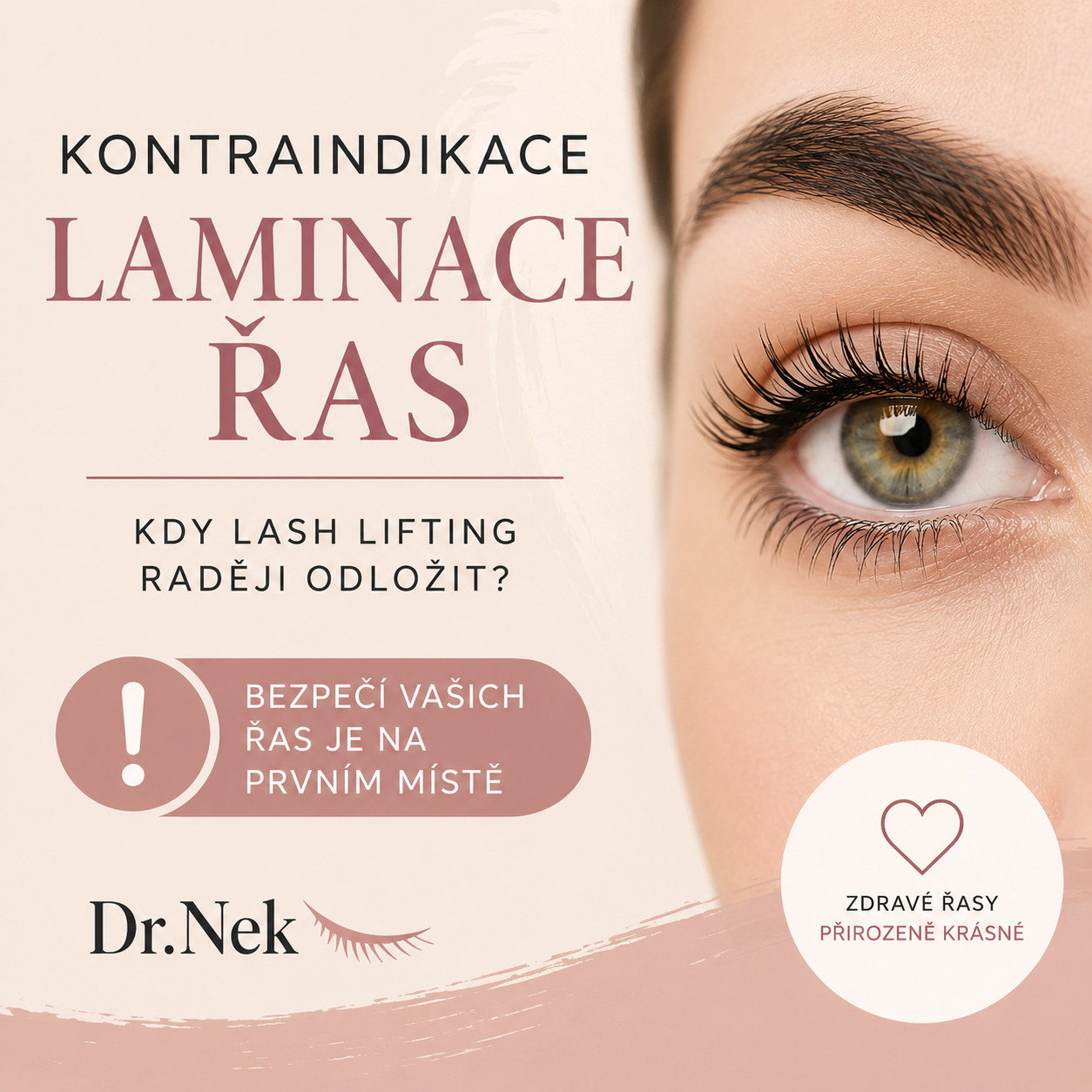 Kontraindikace laminace řas – kdy proceduru raději odložit?