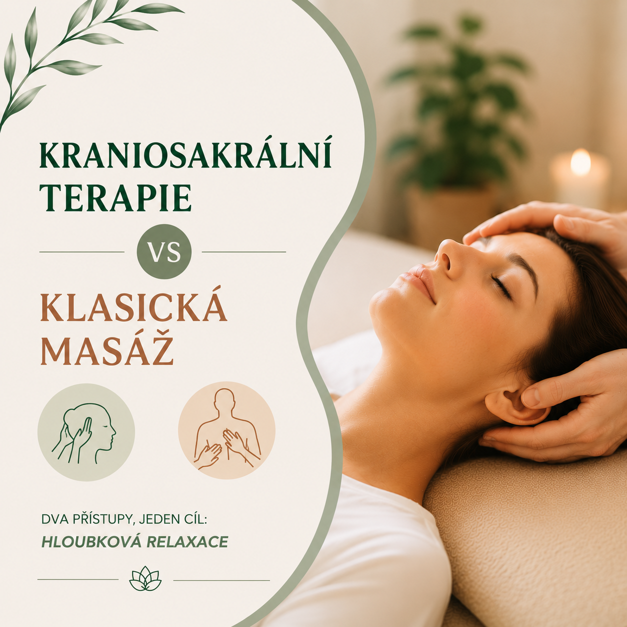 Kraniosakrální terapie vs klasická masáž: jaký je rozdíl?