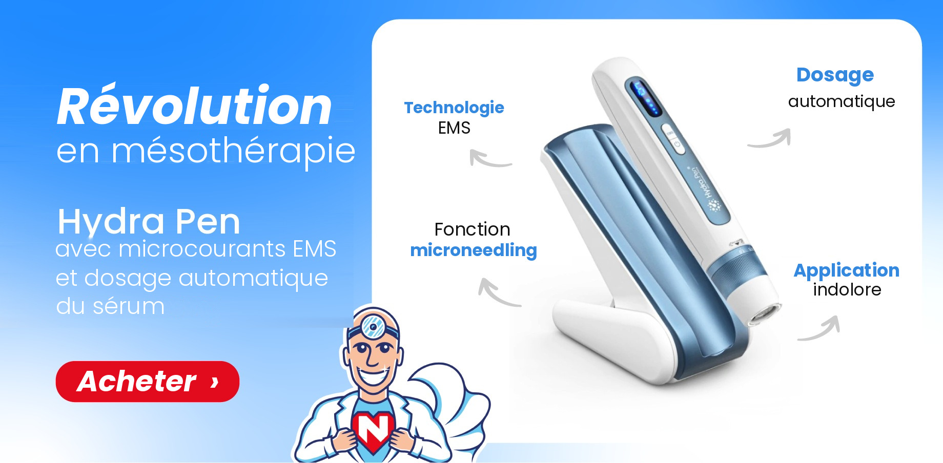 Hydra Pen : la révolution de la mésothérapie