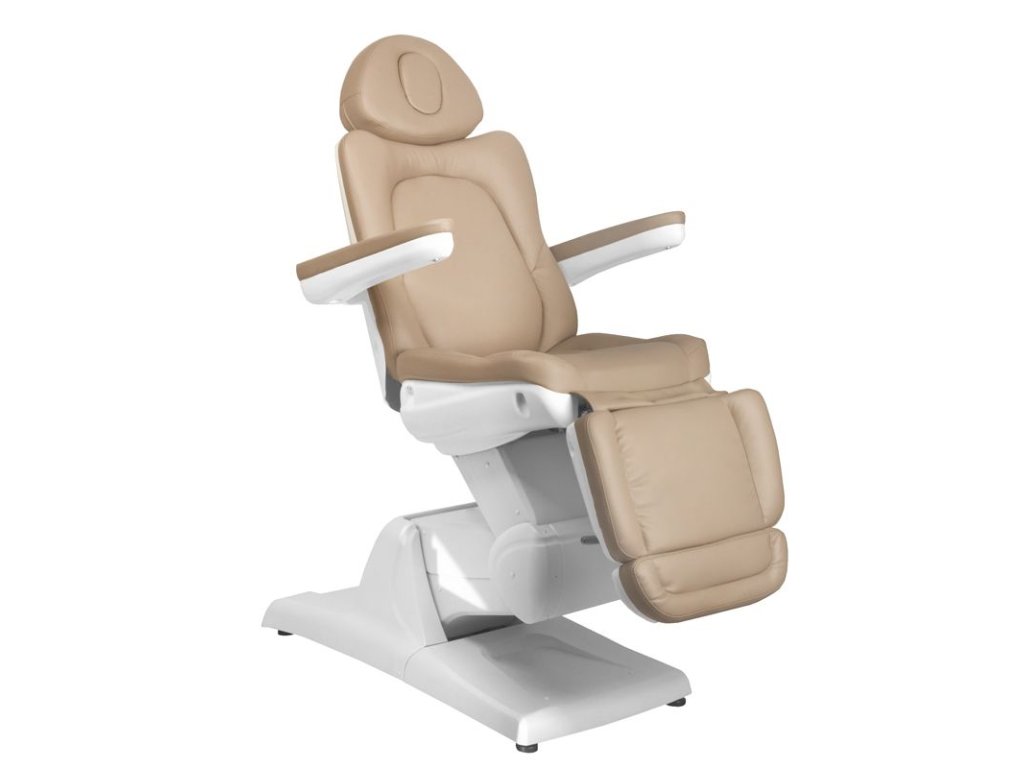 Azzurro 870 Electric Beauty Chair with 3 Motors, Cappuccino Color