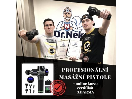 Dr.nek Masážní pistole s ON-LINE kurzem a certifikátem