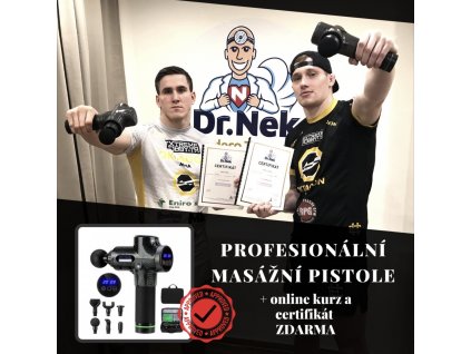 Dr.nek Massage gun with ON-LINE course and certificate