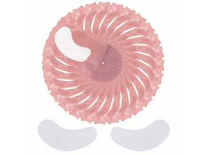 Pink gel pads under the eyes for lengthening and laminating eyelashes 50 pcs