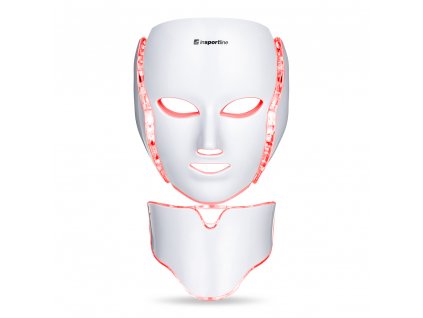 Ošetřující LED maska na obličej a krk inSPORTline Hilmana 20