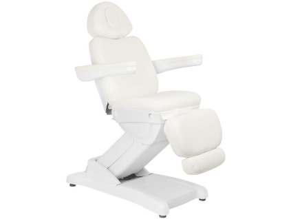 Azzurro 871 elektromos kozmetikai szék, 4 motorral, fehér