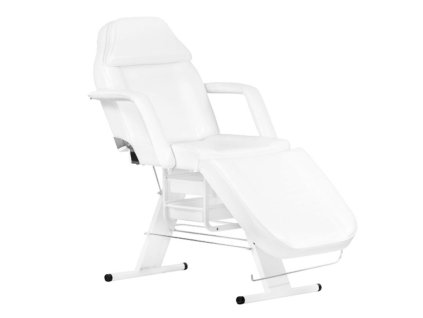 Cosmetic Chair A202 with Compartments in White Color