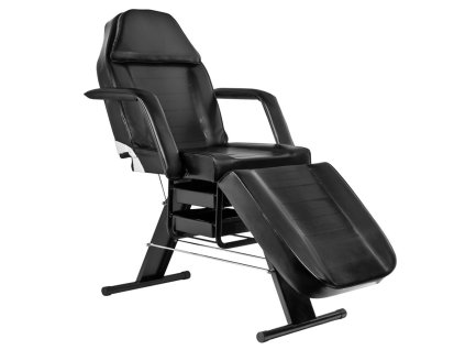 Basic 202 Beauty Chair with Storage Compartments, Black