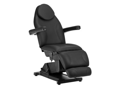 Scaun cosmetic electric Sillon Basic cu 3 motoare, negru