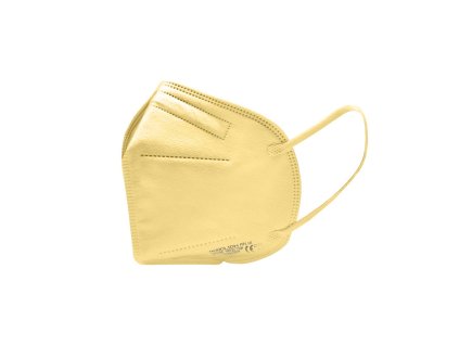 5X Český ultratenký NANO respirátor FFP2 - Béžový