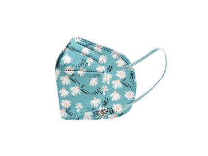 5X Český ultratenký NANO respirátor FFP2 - Sedmikrásky