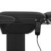 SILLON Eclipse elektromos kozmetikai szék – 3 motoros, fekete