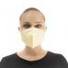 5X Český ultratenký NANO respirátor FFP2 - Béžový