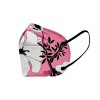5X Český ultratenký NANO respirátor FFP2 - Růžové kytky