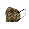 5X Český ultratenký NANO respirátor FFP2 - Zlatý ornament