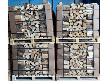 Palivové dřevo – suché, měkké (33 cm) - malá paleta - POSLEDNÍ 2 KUSY