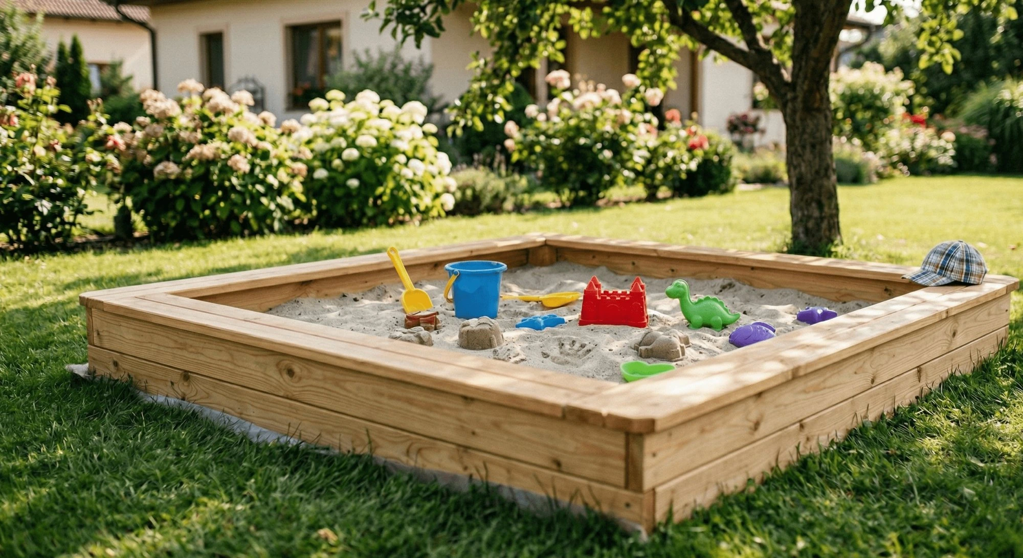 Jak vyrobit dětské pískoviště, které vydrží roky