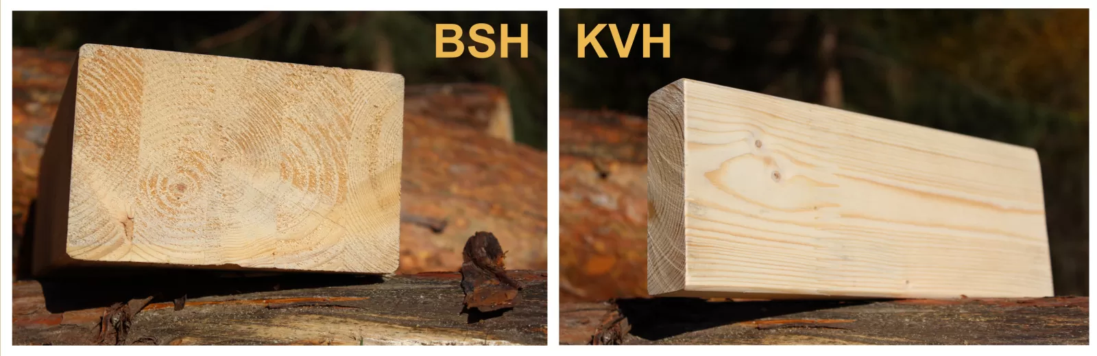 Rozdíl mezi KVH a BSH hranolem