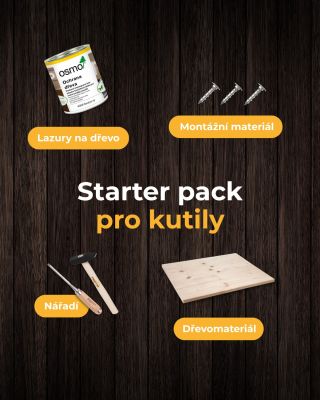 🧰 Jak vypadá starter pack každého správného kutila? Tady jsou naše tipy. 😎 ✔️ Kvalitní dřevomateriál ✔️ Spolehlivé nářadí...