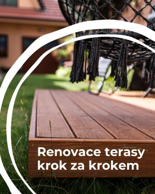 🪵 Jak na renovaci dřevěné terasy? 1️⃣ Terasu důkladně očistěte Odstraňte nečistoty, mech i zbytky starého nátěru. Na...