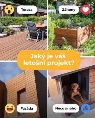 Léto pomalu míří do finále! ☀️ Na jaký projekt jste letos nejvíc pyšní? Hlasujte pomocí emoji v komentářích. 😮 Nová terasa...