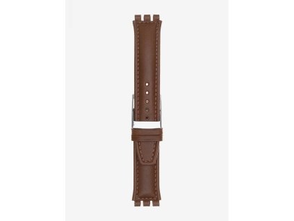 Kožený remienok z talianskej teľacej kože, koňakovej farby, na hodinky značky Swatch 247 I 02 Poletto