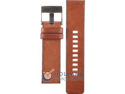 Hnedý, kožený remienok DIESEL DZ1660