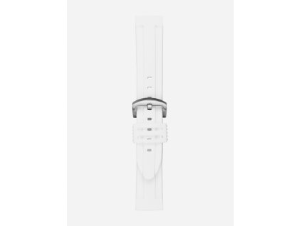 Silikónový vodeodolný biely remienok ELITE S388 20 white Poletto
