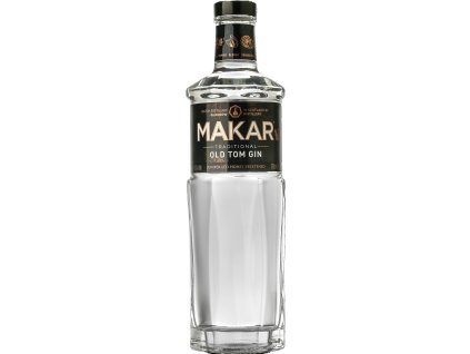 Makar Old Tom Gin 70cl bottle face on transparent background