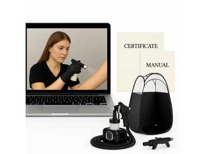 Dr.nek SPRAY TAN Online kurz samoopaľovací nástrek vrátane certifikátu a prístoja