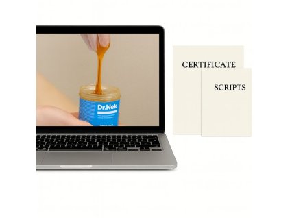 Dr.Nek Video kurz depilácia cukrovou pastou s certifikátom a skripty