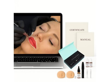 Online kurz Permanentný make-up pier s tetovacím perom, skriptá a certifikát