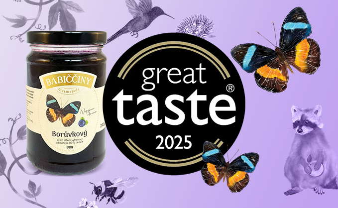 Získali jsme Great taste awards pro borůvkovou Babiččinu marmeládu