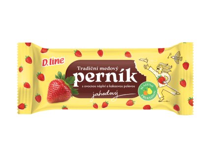 Dline perník jahoda 3D
