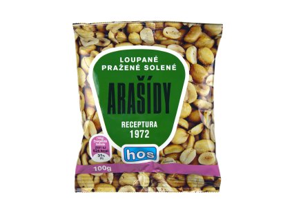 609 Arašídy pražené solené 100g RETRO